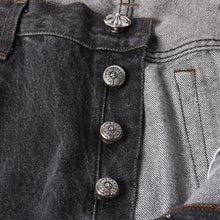 画像をギャラリービューアに読み込む, 極美品 CHROME HEARTS クロムハーツ Levi's 501 リーバイス 501 セメタリークロスパッチ デニムパンツ ジーンズ サイズ34 20パッチ 中古 4a000554