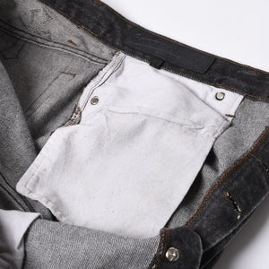 極美品 CHROME HEARTS クロムハーツ Levi's 501 リーバイス 501 セメタリークロスパッチ デニムパンツ ジーンズ サイズ34 20パッチ 中古 4a000554