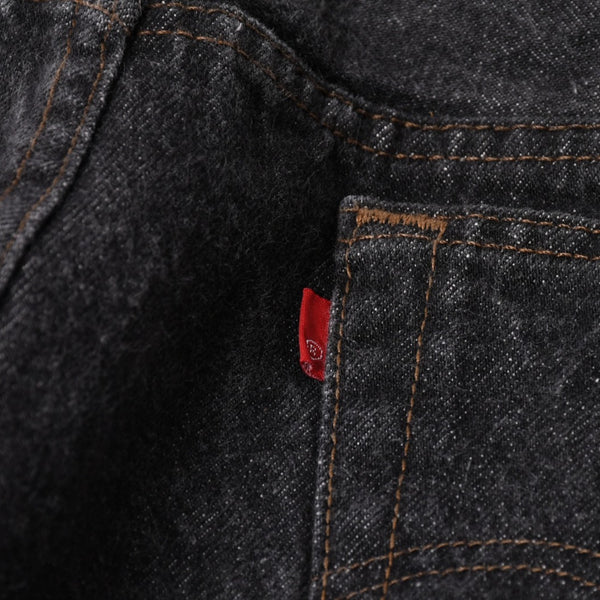 極美品 CHROME HEARTS クロムハーツ Levi's 501 リーバイス 501 セメタリークロスパッチ デニムパンツ ジーンズ サイズ34 20パッチ 中古 4a000554