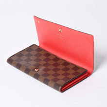 画像をギャラリービューアに読み込む, LOUIS VUITTON ルイヴィトン ジッピーウォレット 長財布 N63174 ホリデー限定モデル ゴールド金具 中古 4a000291