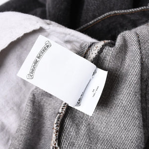 極美品 CHROME HEARTS クロムハーツ Levi's 501 リーバイス 501 セメタリークロスパッチ デニムパンツ ジーンズ サイズ34 20パッチ 中古 4a000554