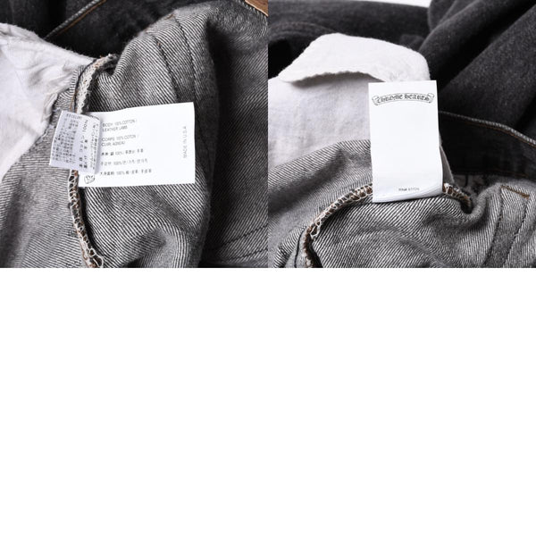極美品 CHROME HEARTS クロムハーツ Levi's 501 リーバイス 501 セメタリークロスパッチ デニムパンツ ジーンズ サイズ34 20パッチ 中古 4a000554