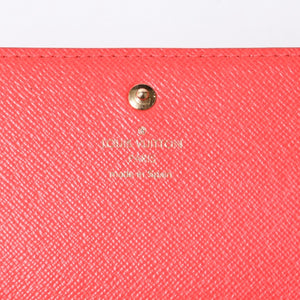 LOUIS VUITTON Zippy Wallet Long Wallet N63174 Holiday Limited Model Gold Hardware Used 4a000291