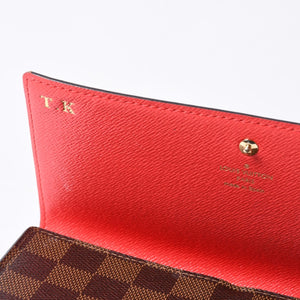 LOUIS VUITTON Zippy Wallet Long Wallet N63174 Holiday Limited Model Gold Hardware Used 4a000291