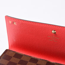 画像をギャラリービューアに読み込む, LOUIS VUITTON ルイヴィトン ジッピーウォレット 長財布 N63174 ホリデー限定モデル ゴールド金具 中古 4a000291
