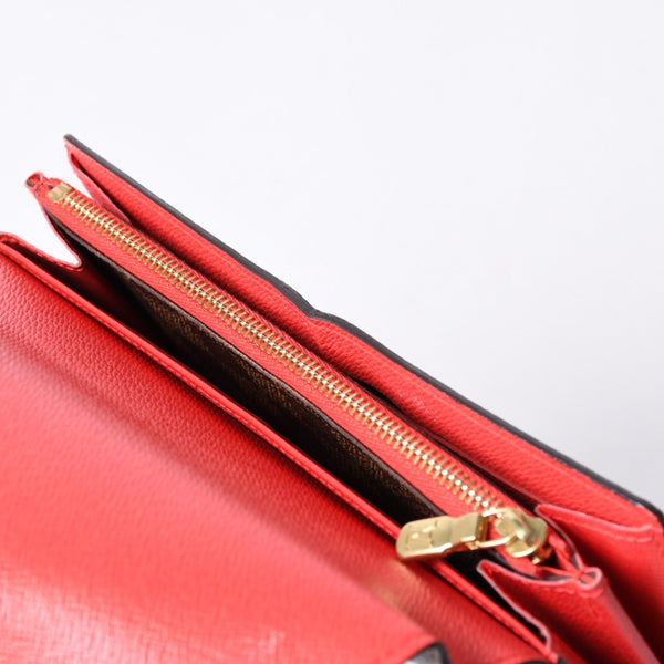 LOUIS VUITTON Zippy Wallet Long Wallet N63174 Holiday Limited Model Gold Hardware Used 4a000291