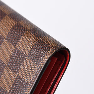 LOUIS VUITTON Zippy Wallet Long Wallet N63174 Holiday Limited Model Gold Hardware Used 4a000291