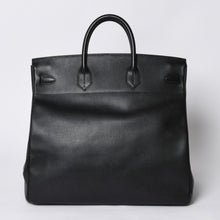 画像をギャラリービューアに読み込む, 極美品 HERMES エルメス Haut a Courroies オータクロア45 ハンドバッグ アルデンヌ ブラック ゴールド金具 □H刻印 中古 4a000602