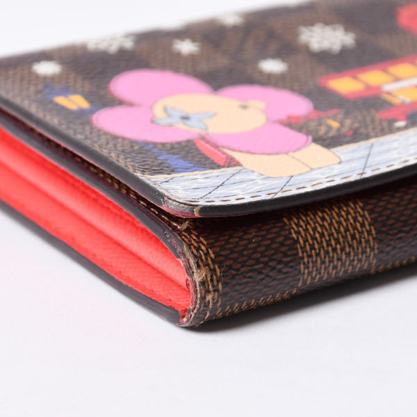 LOUIS VUITTON Zippy Wallet Long Wallet N63174 Holiday Limited Model Gold Hardware Used 4a000291