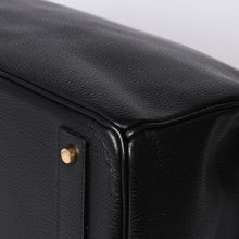 画像をギャラリービューアに読み込む, 極美品 HERMES エルメス Haut a Courroies オータクロア45 ハンドバッグ アルデンヌ ブラック ゴールド金具 □H刻印 中古 4a000602