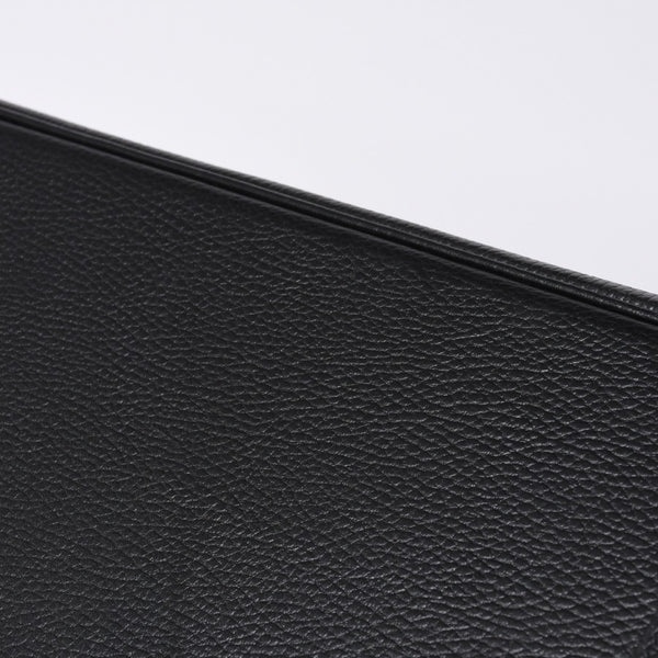 Very Good Condition HERMES Haut a Courroies Haut a Courroies 45 Handbag Ardennes Black Gold Hardware □H Stamp Used 4a000602