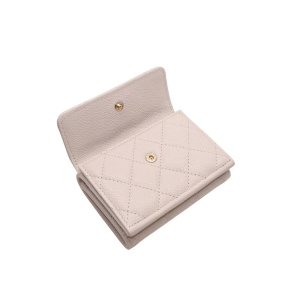 Very good condition CHANEL 25AW Classic Small Flap Wallet AP4901 Random Number Coco Mark Caviar Skin Pink Used 4a000297