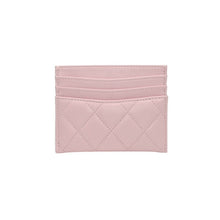 画像をギャラリービューアに読み込む, 新品未使用 CHANEL シャネル カードケース カードホルダー ランダム番台 ココマーク ラムスキン キルティング ピンク 中古 4a000323