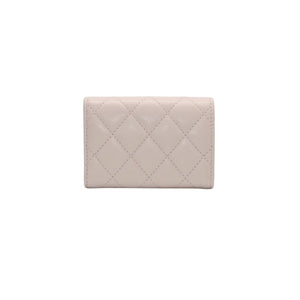Very good condition CHANEL 25AW Classic Small Flap Wallet AP4901 Random Number Coco Mark Caviar Skin Pink Used 4a000297