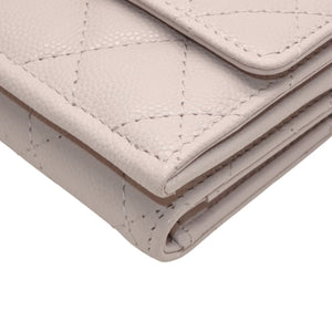 Very good condition CHANEL 25AW Classic Small Flap Wallet AP4901 Random Number Coco Mark Caviar Skin Pink Used 4a000297