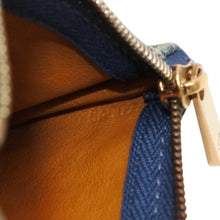 画像をギャラリービューアに読み込む, 極美品 LOUIS VUITTON ルイヴィトン モノグラム デニム ポシェットクレ コインケース M95343 ブルー 小銭入れ 財布 中古 4a000567