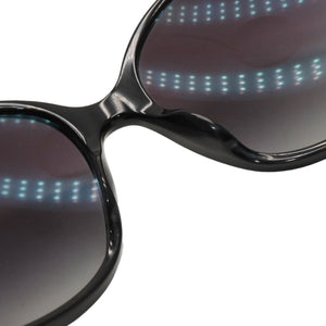 極美品 CHANEL シャネル サングラス アイウェア 5210-Q-A c.501/3C サイズ57□17 135 ココマーク チェーンテンプル ブラック 中古 4a000293