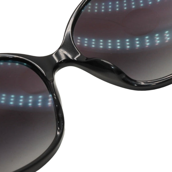極美品 CHANEL シャネル サングラス アイウェア 5210-Q-A c.501/3C サイズ57□17 135 ココマーク チェーンテンプル ブラック 中古 4a000293