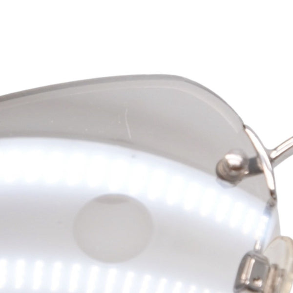 CHANEL シャネル リムレス サングラス アイウェア 4017-D c.159/6I サイズ62□17 120 ココマーク ラインストーン 美品 中古 4a000301