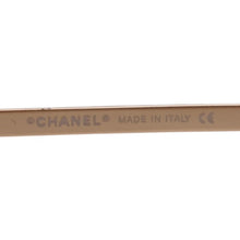 画像をギャラリービューアに読み込む, CHANEL シャネル ハーフリム サングラス アイウェア 4093-B c.102/18 サイズ56□16 130 ココマーク ラインストーン 美品 中古 4a000296