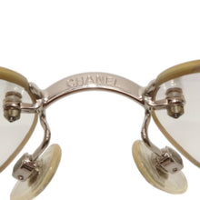 画像をギャラリービューアに読み込む, CHANEL シャネル リムレス サングラス アイウェア 4017-D c.159/6I サイズ62□17 120 ココマーク ラインストーン 美品 中古 4a000301