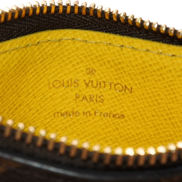 LOUIS VUITTON Monogram Porte Calthromie Card Case M81882 Brown Good Condition Used 4a000300