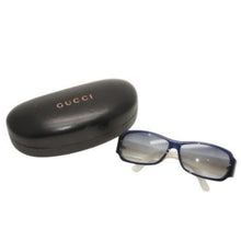 画像をギャラリービューアに読み込む, 極美品 GUCCI グッチ サングラス アイウェア GG2935/S EONIT サイズ60□12 125 GGロゴ ラメ アセテート ブルー ホワイト 中古 4a000295