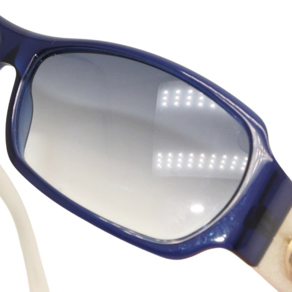 Very good condition GUCCI Gucci sunglasses eyewear GG2935/S EONIT size 60□12 125 GG logo lame acetate blue white used 4a000295