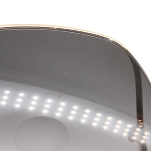 Very Good Condition GUCCI Gucci Sunglasses Eyewear GG0818SA 001 Size 63□17-140 Gold Gray GP Metal Plastic Used 4a000288