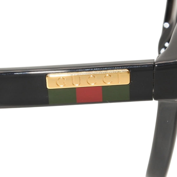 GUCCI グッチ サングラス アイウェア GG0746S 005 サイズ57□17-145 シェリーライン ブラック 美品 中古 4a000287