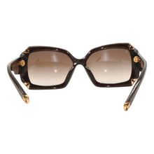 画像をギャラリービューアに読み込む, 極美品 LOUIS VUITTON ルイヴィトン サングラス アイウェア Z0366E サイズ58□16 ブラウン グリッター アセテート プラスチック 中古 4a000283