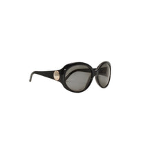 画像をギャラリービューアに読み込む, LOEWE ロエベ サングラス アイウェア SLW658 COL.0700 サイズ57□17 130 アナグラム ブラック アセテート 美品 中古 4a000284