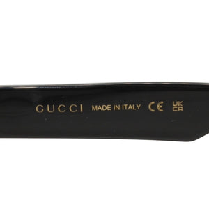 GUCCI グッチ サングラス アイウェア GG1430SK 001 サイズ57□18-145 ブラック グレー アセテート プラスチック 美品 中古 4a000292