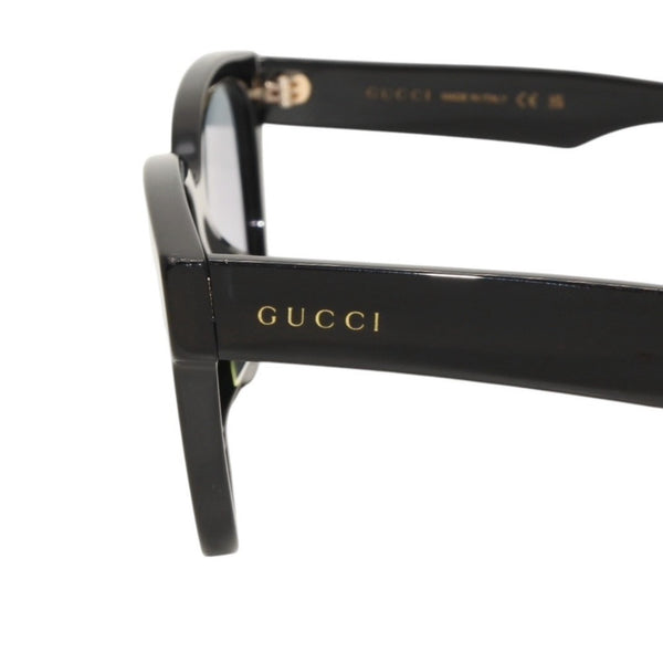 GUCCI グッチ サングラス アイウェア GG1430SK 001 サイズ57□18-145 ブラック グレー アセテート プラスチック 美品 中古 4a000292