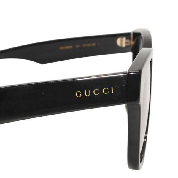 GUCCI グッチ サングラス アイウェア GG1430SK 001 サイズ57□18-145 ブラック グレー アセテート プラスチック 美品 中古 4a000292