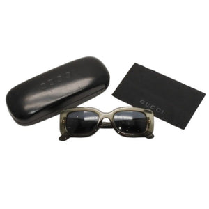 GUCCI グッチ サングラス アイウェア GG2431/S 5UF サイズ49□20 135 クリアグレー アセテート プラスチック 美品 中古 4a000305