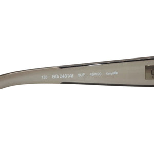 GUCCI グッチ サングラス アイウェア GG2431/S 5UF サイズ49□20 135 クリアグレー アセテート プラスチック 美品 中古 4a000305
