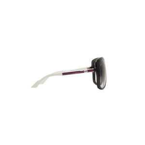 GUCCI グッチ サングラス アイウェア GG3108/S IPIJJ サイズ59□14 125 ブラック ホワイト ブルー レッド 美品 中古 4a000294