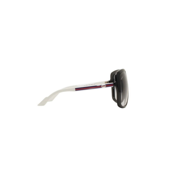 GUCCI グッチ サングラス アイウェア GG3108/S IPIJJ サイズ59□14 125 ブラック ホワイト ブルー レッド 美品 中古 4a000294