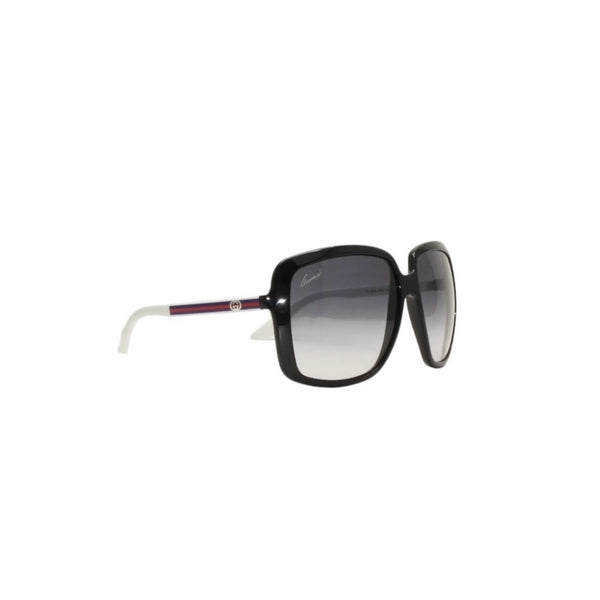 GUCCI グッチ サングラス アイウェア GG3108/S IPIJJ サイズ59□14 125 ブラック ホワイト ブルー レッド 美品 中古 4a000294