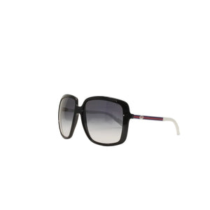 GUCCI グッチ サングラス アイウェア GG3108/S IPIJJ サイズ59□14 125 ブラック ホワイト ブルー レッド 美品 中古 4a000294