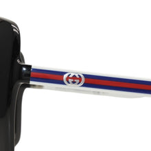 画像をギャラリービューアに読み込む, GUCCI グッチ サングラス アイウェア GG3108/S IPIJJ サイズ59□14 125 ブラック ホワイト ブルー レッド 美品 中古 4a000294