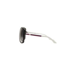 GUCCI グッチ サングラス アイウェア GG3108/S IPIJJ サイズ59□14 125 ブラック ホワイト ブルー レッド 美品 中古 4a000294