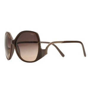 極美品 Chloe クロエ サングラス アイウェア CE675S 248 サイズ57□16 140 ブラウン アセテート プラスチック 中古 4a000233