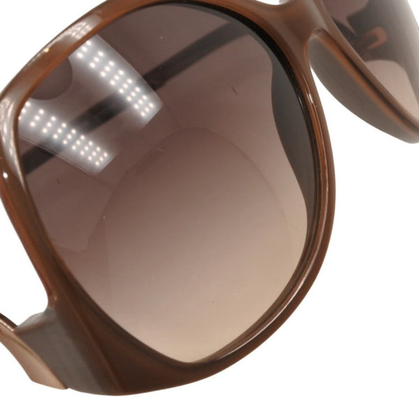 極美品 Chloe クロエ サングラス アイウェア CE675S 248 サイズ57□16 140 ブラウン アセテート プラスチック 中古 4a000233