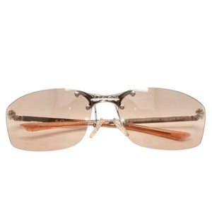 Very Good Condition Christian Dior DIOR POP/N Rimless Sunglasses Eyewear YB7KH Size 65□15 120 Brown Used 4a000303