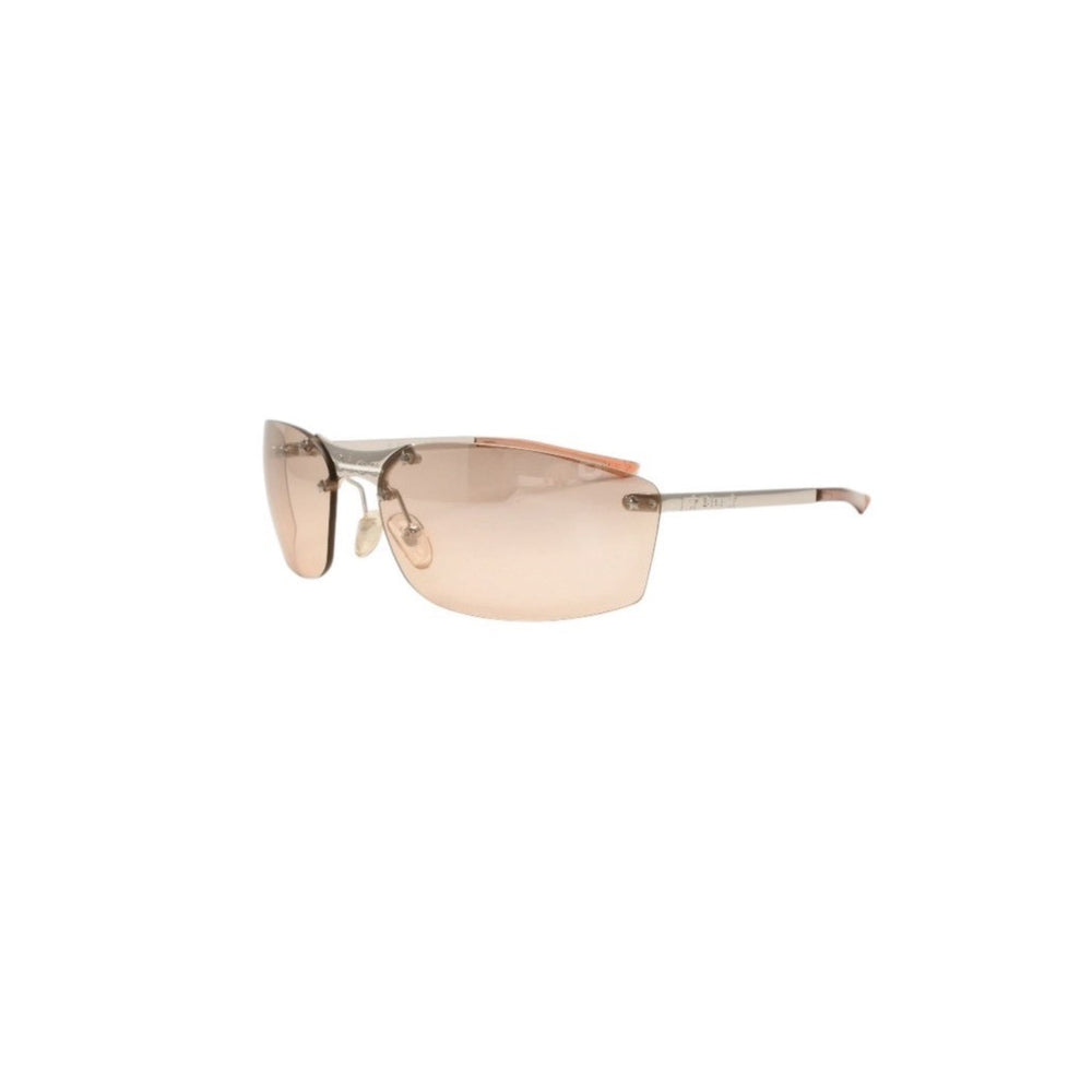 極美品 Christian Dior クリスチャンディオール DIOR POP/N リムレス サングラス アイウェア YB7KH サイズ65□15 120 ブラウン 中古 4a000303