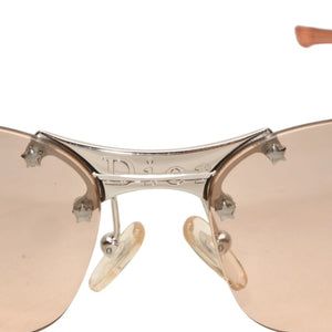 Very Good Condition Christian Dior DIOR POP/N Rimless Sunglasses Eyewear YB7KH Size 65□15 120 Brown Used 4a000303
