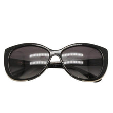 画像をギャラリービューアに読み込む, 極美品 BVLGARI ブルガリ サングラス アイウェア 8169-Q 901/8G サイズ57□15 135 ブラック ホワイト アセテート 中古 4a000282