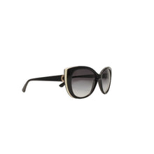 画像をギャラリービューアに読み込む, 極美品 BVLGARI ブルガリ サングラス アイウェア 8169-Q 901/8G サイズ57□15 135 ブラック ホワイト アセテート 中古 4a000282